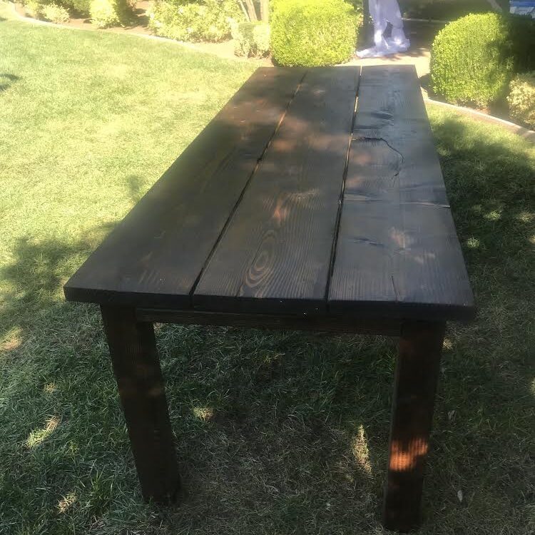 Eight foot table